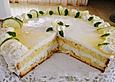 Mascarpone-Zitronengrastorte mit Ingwerbiskuit