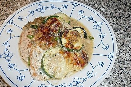 &Uuml;berbackene H&auml;hnchenbrustfilets 6