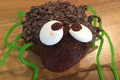 Spinnenmuffins für Halloween 5
