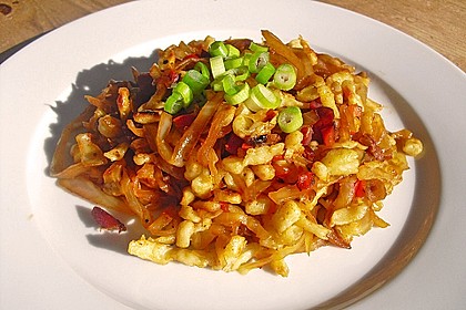Weißkraut-Spätzle 1