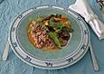 Gem&uuml;sepfanne mit Hackfleischsauce