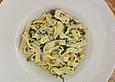 Nudeln mit Gorgonzola-Spinat-Sauce