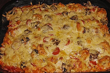 Tortellini-Gem&uuml;seauflauf, scharf