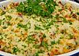 Gabelspaghettigratin mit Pfifferlingen