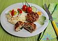 Mediterran gef&uuml;llte Frikadellen
