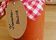 Tomatensauce im Glas