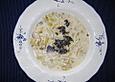 Lauch-Rahmsuppe mit Mohn