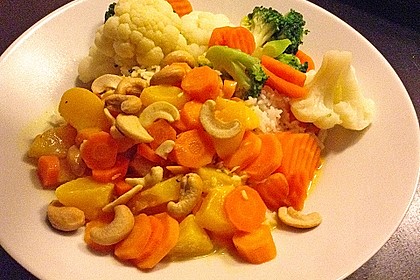 Cashew-Möhren-Kokos Curry 7