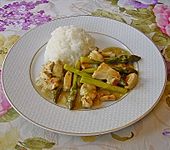Putengeschnetzeltes mit Spargel (Bild)