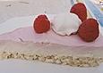 Himbeer-Mascarpone Torte auf Baiser