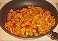 Knackwurst-Paprika Gr&ouml;stl