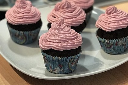 Schoko-küsst-Himbeer Cupcakes 73