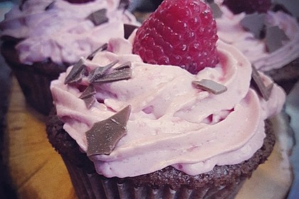 Schoko-küsst-Himbeer Cupcakes 66