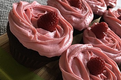 Schoko-küsst-Himbeer Cupcakes 56