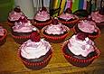 Schoko-k&uuml;sst-Himbeer Cupcakes