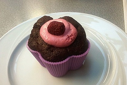 Schoko-küsst-Himbeer Cupcakes 91