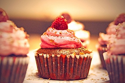 Schoko-küsst-Himbeer Cupcakes 33