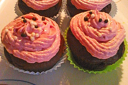 Schoko-küsst-Himbeer Cupcakes 97