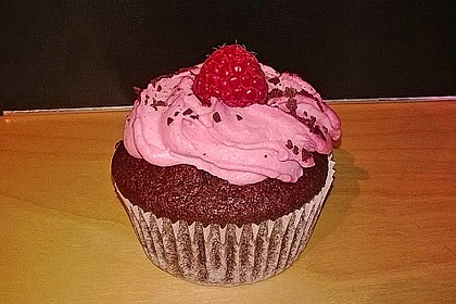 Schoko-küsst-Himbeer Cupcakes 37