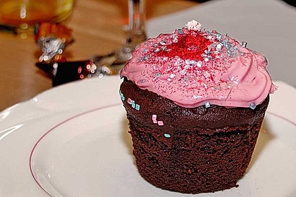 Schoko-küsst-Himbeer Cupcakes 35
