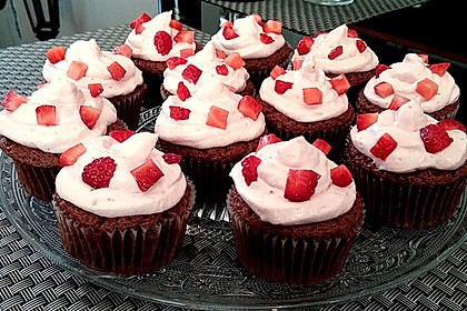 Schoko-küsst-Himbeer Cupcakes 51