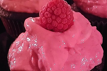 Schoko-küsst-Himbeer Cupcakes 73