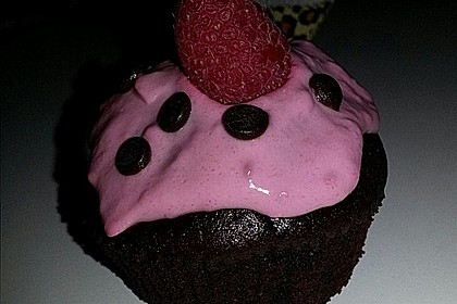 Schoko-küsst-Himbeer Cupcakes 85