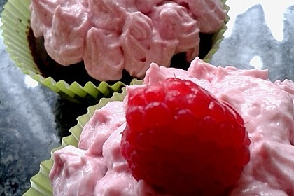 Schoko-küsst-Himbeer Cupcakes 63