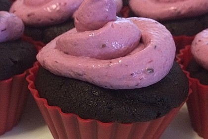 Schoko-küsst-Himbeer Cupcakes 59