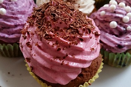 Schoko-küsst-Himbeer Cupcakes 68