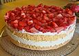 Erdbeer-Buttermilch-Torte