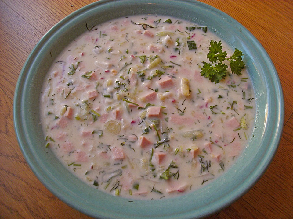Okroschka nach Mamas Rezept