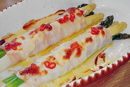 Gratiniere Spargel-R&ouml;llchen 4