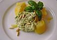 Avocadocreme mit Pellkartoffeln