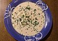 Einmachsuppe mit Sauerrahm