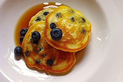 Blaubeer-Pancakes 1