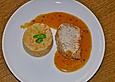 Herzhafte helle Sauce zu kurzgebratenem Fleisch
