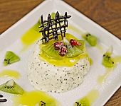 Mohnparfait mit Orangenso&szlig;e (Bild)
