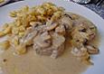 Schweinefilet in Pilz-Rahmso&szlig;e