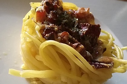 Spaghetti carbonara-Muffins 25