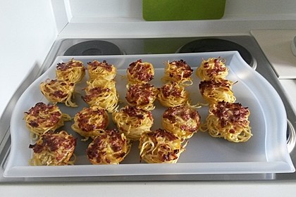 Spaghetti carbonara-Muffins 12