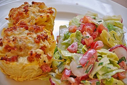 Spaghetti carbonara-Muffins 36