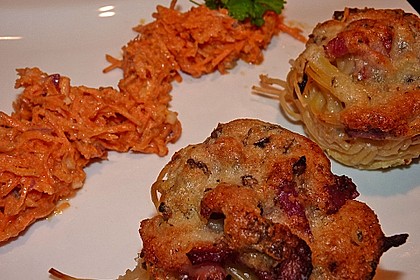 Spaghetti carbonara-Muffins 58