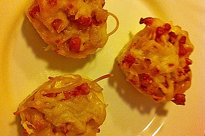 Spaghetti carbonara-Muffins 66