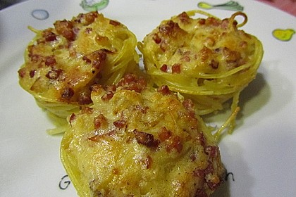 Spaghetti carbonara-Muffins 20