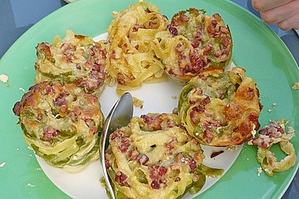 Spaghetti carbonara-Muffins 43