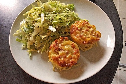 Spaghetti carbonara-Muffins 15