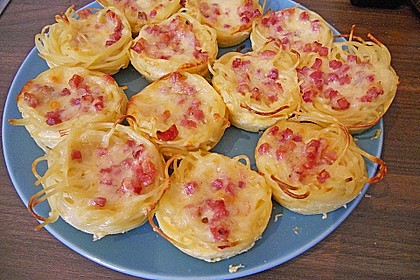 Spaghetti carbonara-Muffins 46