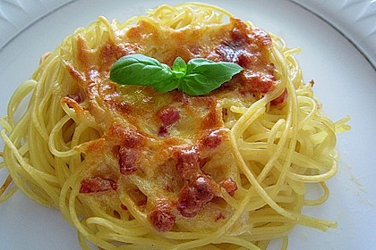 Spaghetti carbonara-Muffins 26