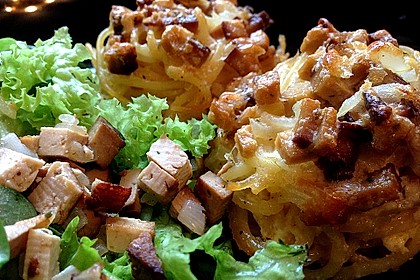 Spaghetti carbonara-Muffins 21